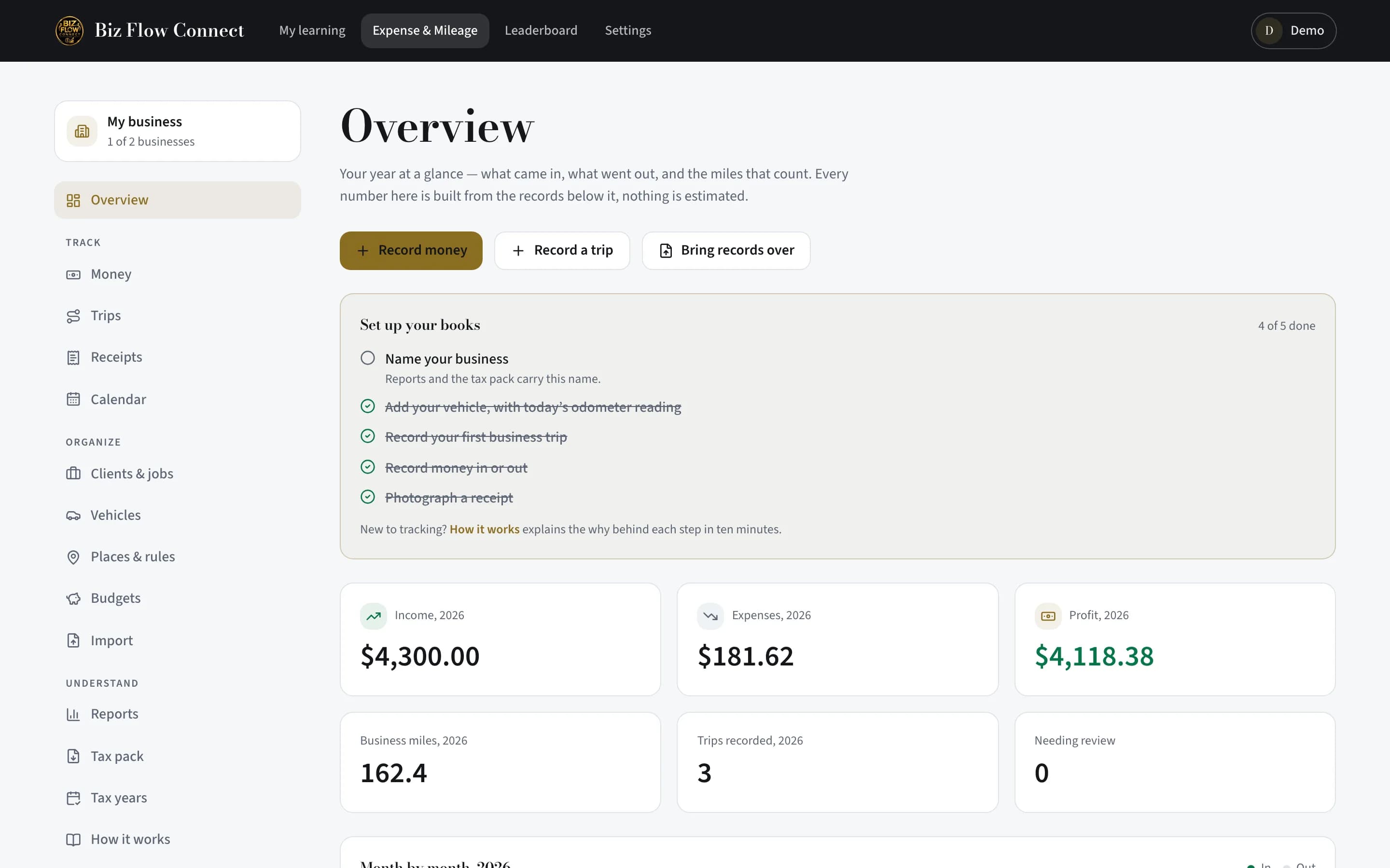 Get started with BizFlow — Sign in on the web