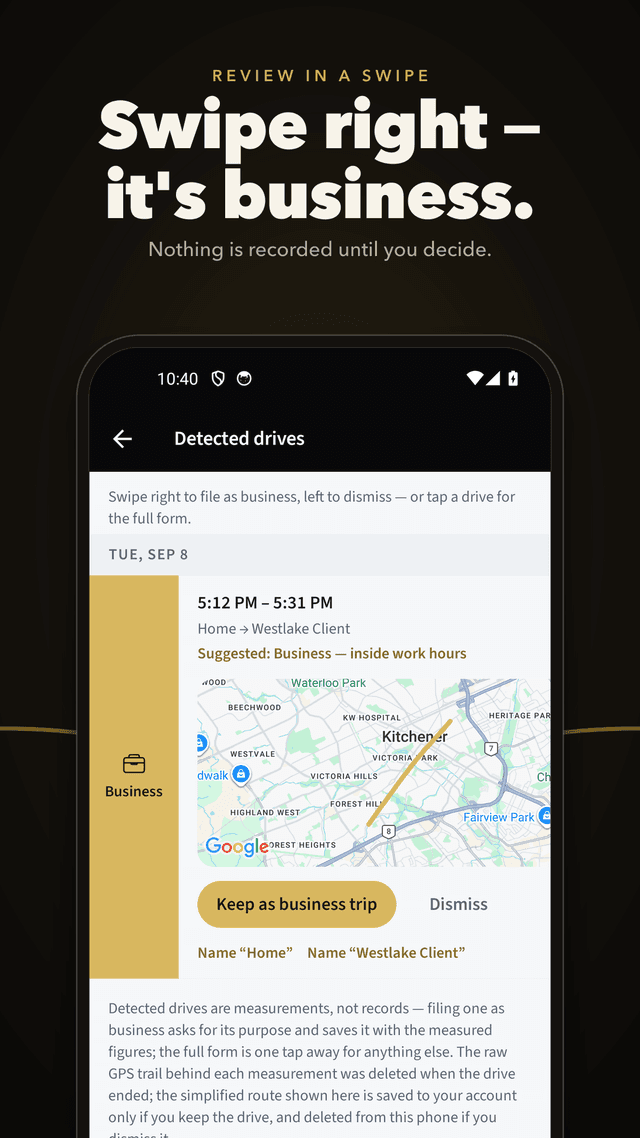 The BizFlow Expense & Mileage app is here