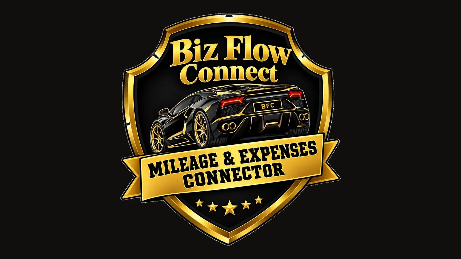 Biz Flow Connect - Mileage & Expenses shield logo