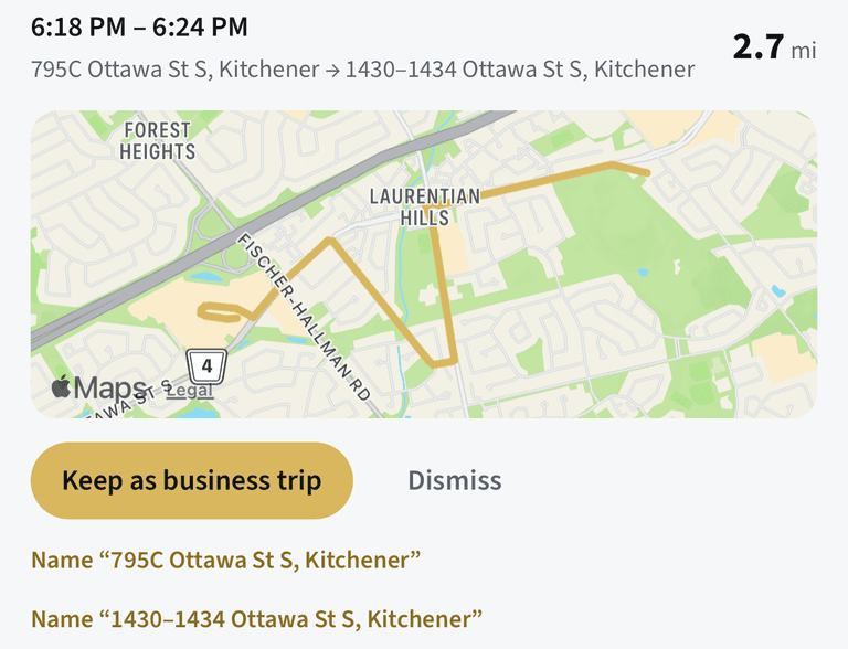 Name your places — Name a place from a drive