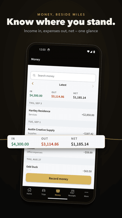 Money beside miles — know where you stand